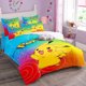 thumbnail image 1 of Christmas Kids Gift Anime 3D Pikachu Quilt Cover Set Bedding Set Duvet Cover Set Cute Queen Size Bed Sheets, 1 of 5