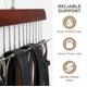 thumbnail image 4 of REGALWOVEN 2 Piezas de Perchas para Sujetadores, Percha de Madera para Camisetas sin Mangas con 8 Ganchos, Almacenamiento que Ahorra Espacio para Sujetadores, Camisetas sin Mangas y Cinturones, 4 of 6