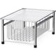 thumbnail image 1 of Cesta apilable con cajón para el hogar, simple, cromada, 1 of 9