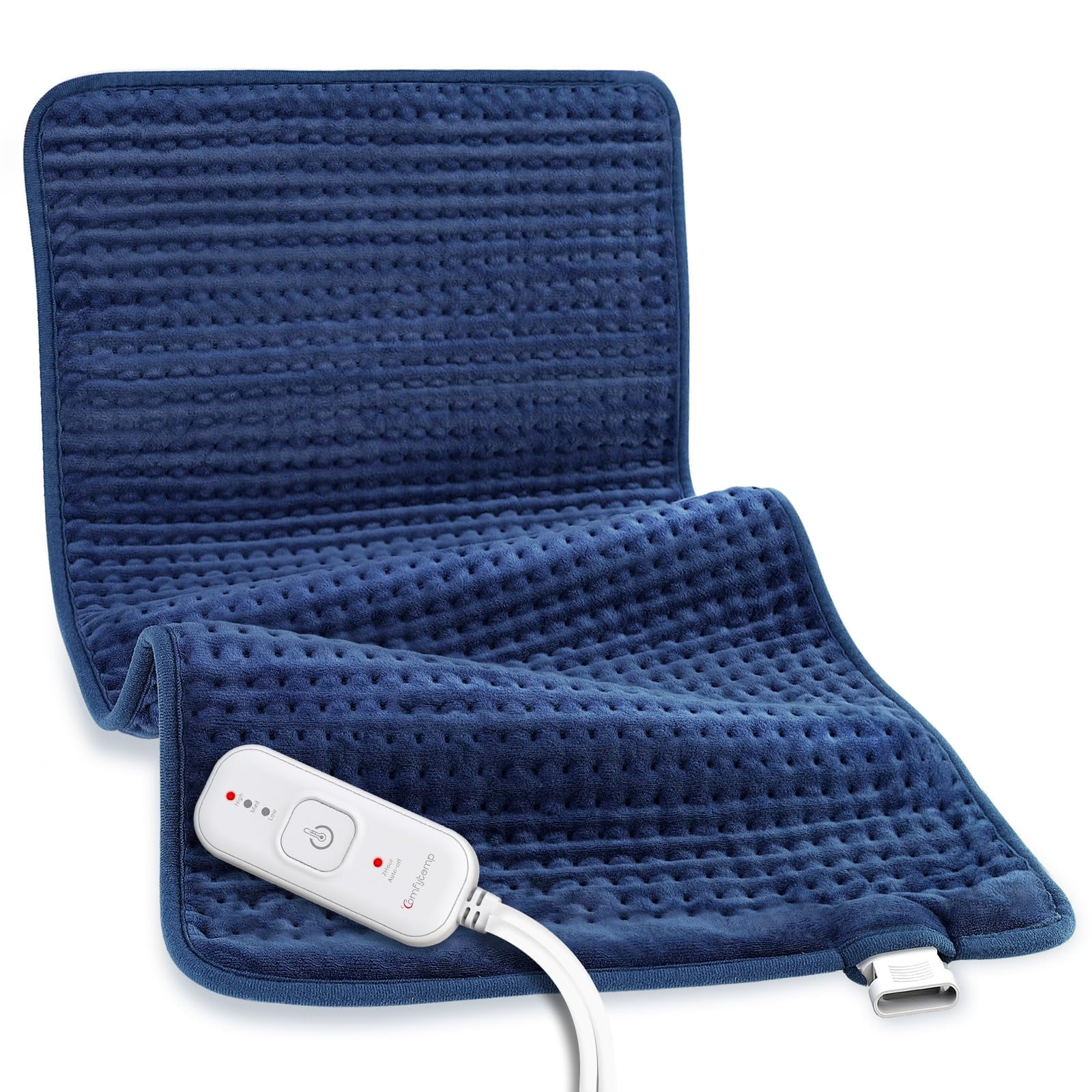 Almohadilla Térmica Comfytemp Extra Grande De 33 X 17 Pulgadas Para Espalda Y Época