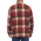 thumbnail image 3 of INSPIRE CHIC Camisa de Franela a Cuadros Retro de Manga Larga Casual de Algodón Cepillado para Hombre M Marrón Rojo, 3 of 6