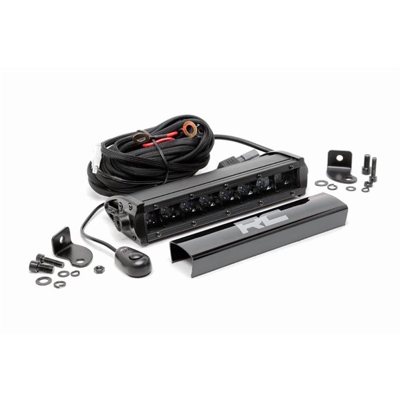 Barra de Luz LED Rough Country Serie Negra 8" CREE