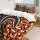 thumbnail image 1 of Green Orange Bape Shake Camo Comforter Set Soft 3 Pcs Twin Bedding Sets Thicken for All Season, 1 of 5