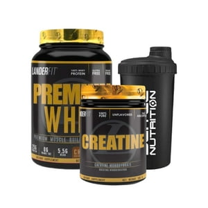Landerfit - Pack Hard Work Proteina + Creatina - Peanut Butter