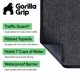 thumbnail image 2 of Alfombra Gorilla Grip 178 x 61 cm Gris de Alta Resistencia para Puerta, 2 of 9