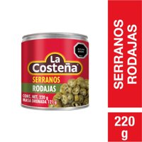 Serranos Rodajas 220 G La Costeña