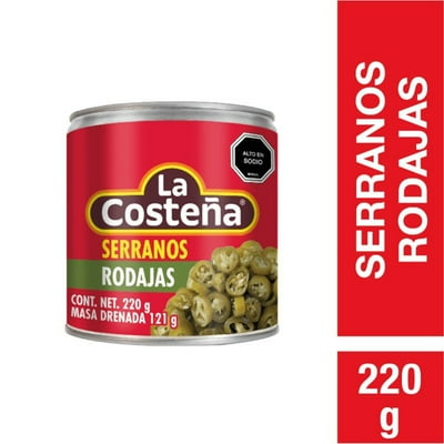 Serranos Rodajas 220 G La Costeña