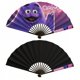 thumbnail image 5 of Grimace Abanico Plegable Chino Abanico De Mano De Poliéster Plegable Abanicos Para Baile Fiesta Hogar Adecuado Para Hogar Oficina Fiesta, 5 of 6