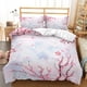 thumbnail image 1 of x489 Bed SheetsSpring Flowers Duvet Cover Pink Sakura Girls Cherry Blossoms Quilt Cover Floral Polyester for Women Kids for Bedroom Decorations 3-Piece Bedding Set (1 Duvet Cover + 2 Pillow Shams) nj4, 1 of 5