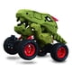 thumbnail image 1 of Camión con forma de dinosaurio retráctil Aeromax Dino-Faur verde con detalles en rojo, 1 of 3