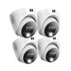 thumbnail image 1 of Cámaras de seguridad Night Owl Add On con cable 2K HD Dome, paquete de 4, 1 of 7