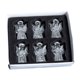 thumbnail image 3 of 6 Piezas Decoraciones Colgantes Para árbol De Navidad Accesorio Para Fotografía De Interior Dormitorio Con Chimenea 2,1 Cm X 4,2 Cm Plata, 3 of 5
