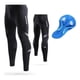 thumbnail image 2 of Calza De Ciclismo Gel Acolchada Pierna Larga Reflectante negro XL, 2 of 3