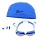thumbnail image 1 of gafas de natación antivaho con funda + gorra de ba?o + clip de nariz + tapones para los oídos, 1 of 3