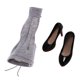thumbnail image 2 of Vestido De Suéter Sin Espalda 1/6 Y Zapatos De Tacones Altos Para Figura De Acción De 12 Pulgadas, 2 of 6