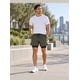 thumbnail image 1 of Short Deportivo Running Hombre 2 En 1 Con Calza Interior Verde militar, 1 of 4