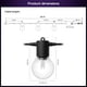 thumbnail image 2 of Cadena de luces para exteriores Philips Hue Festavia Globe de 45 pies, 2 of 9