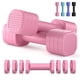 thumbnail image 1 of Juego de mancuernas ajustables Zempox de 2 a 5 libras para mujer con mango de TPU, 1 of 8