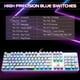 thumbnail image 3 of Teclado mecánico para juegos YSCP, estilo máquina de escribir RGB, 104 teclas, 3 of 3