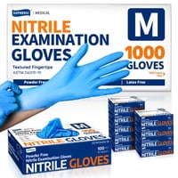 Guantes De Examen De Nitrilo Supmedic Skf De 3,5 Mm, Sin Polvo, 1000 Unidades