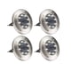 thumbnail image 1 of Pack 4 Foco Led Solar Exterior Estaca Jardín 8 Led, 1 of 5