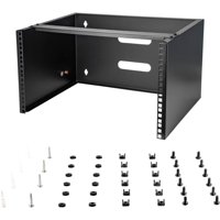 Soporte De Red Para Montaje En Pared Startech.Com, 6U, 35 Cm De Profundidad, Negro