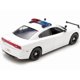 thumbnail image 2 of Modelo de coche Motormax 1/24 Dodge Charger Policía Blanco, 2 of 9
