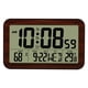 thumbnail image 1 of Reloj despertador digital, calendario y temperatura, reloj LCD de repetición, visualización de números grandes, con pilas, reloj de , Oscuro 201x124x26 cm, 1 of 5