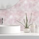 thumbnail image 2 of Azulejos de hexágono largo rosado pelar y palo retrosalpicadura, 10 hojas de azulejos de pared autoadhesivos palo en retrosalpicadura para cocina, baño, chimenea, RV, 2 of 3