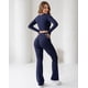 thumbnail image 3 of Conjunto Yoga Mujer Flare Líneas Estilo Moderno - YJ320, 3 of 6