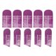 thumbnail image 2 of 10 Piezas Múltiples Extensiones De Cabello Bolsa De Almacenamiento Postizos Almacenamiento Púrpura, 2 of 5