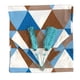 thumbnail image 4 of Camino de Mesa Estampado Geométrico Triángulos con Borlas, 4 of 4