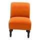 thumbnail image 2 of Decoración De La Cubierta De La Funda De La Silla Elástica De Terciopelo Para El Hotel Casero Naranja, 2 of 5