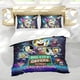 thumbnail image 5 of Grandes Verdes de la Ciudad Conjunto de sábanas temático, trío de piezas, cómodo y amigable con la piel, diseño único, regalo de decoración para el hogar para familiares, amigos y fans, 90 cm * 190 cm, 5 of 6