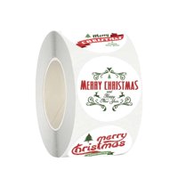 Magideal - Rollo De Calcomanías De Papel Álbum De Recortes Envolturas De Regalo Sellos De Sobres Artesanías Adhesivas Pegatinas De Navidad Etiquetas Para Festiva Estilo A
