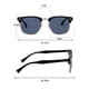 thumbnail image 5 of POLASUP GAFAS LENTES DE SOL Gafas de sol con montura negra y detalles dorados, estilo clásico, incluye estuche elegante, 5 of 6