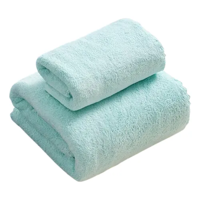 Genérico - 2 Toallas Microfibra Deporte 140X70 + 75X35 Cm Secado Rápido