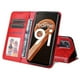 thumbnail image 5 of Funda tipo cartera FOXDOCK para Realme 9i , diseño girasol en relieve, cuero PU, cierre magnético, soporte y tarjetero, 5 of 5