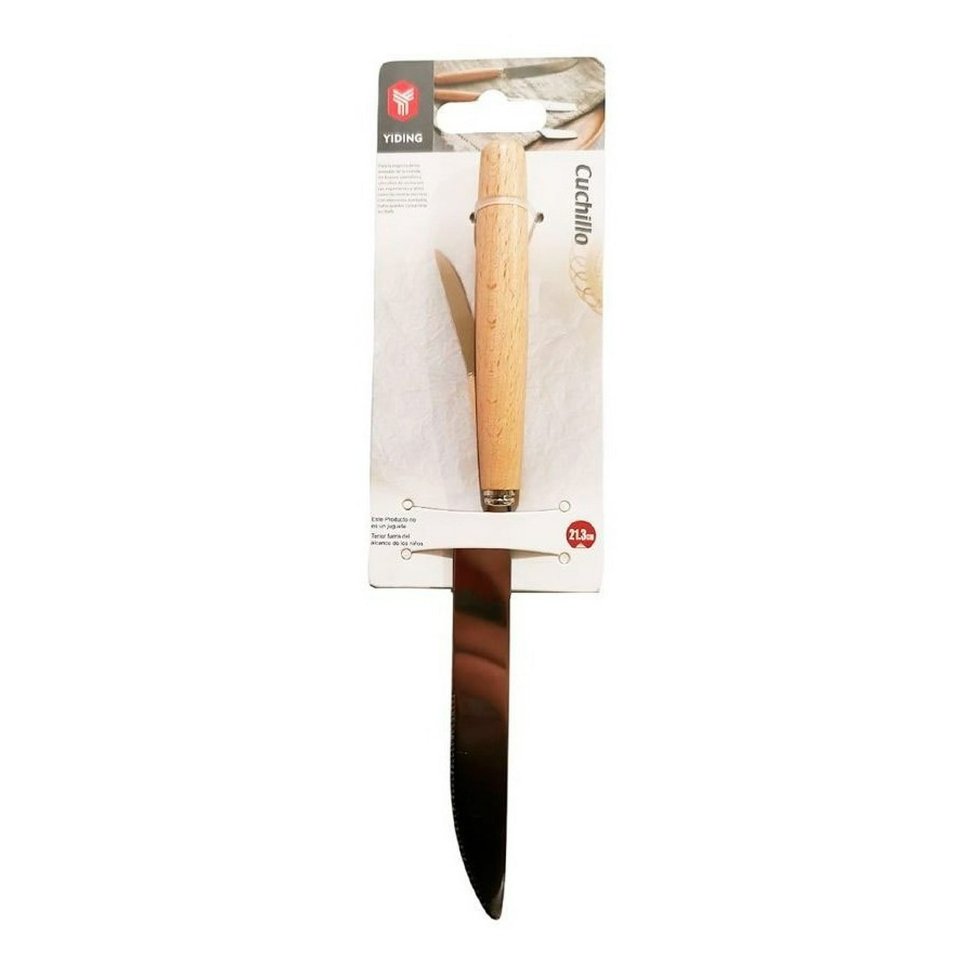 Genérico - Cuchillo De Cocina Acero Inoxidable 21.3cm