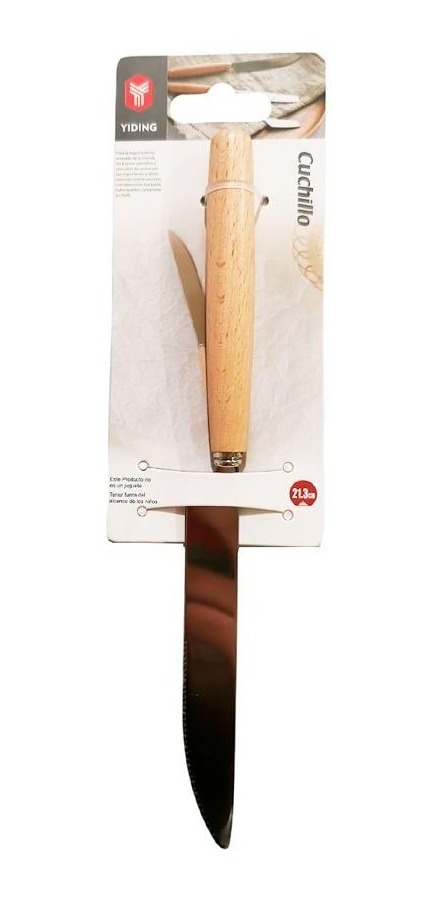 Genérico - Cuchillo De Cocina Acero Inoxidable 21.3Cm