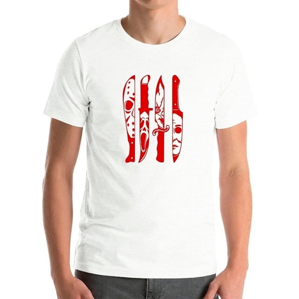 Polera Cuchillos Terror Halloween Legends Horror Blood