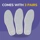 thumbnail image 3 of Plantillas acolchadas Dr. Scholl's Go Sockless! 3 pares unisex, 3 of 9