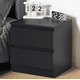 thumbnail image 3 of Velador Cajonera Dark Dos Cajones Mesa De Noche - Negro, 3 of 3
