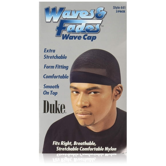 Gorra Wave Duke Negra - Pack de 2, Elástica