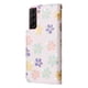 thumbnail image 5 of FOXDOCK Funda Tipo Cartera Floral para Samsung Galaxy S21 Plus 5G ,Funda con Tapa de Cuero PU, Protección Antigolpes con Ranuras para Tarjetas y Soporte, 5 of 5