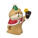 thumbnail image 1 of Mini Estatua De Animal De Navidad, Figura En Miniatura Para Sala De Estar, Escritorio, Dormitorio, Shiba Inu, 1 of 3