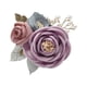 thumbnail image 2 of Ramillete De Flores Artificiales Rose Boutonniere Morado, 2 of 3