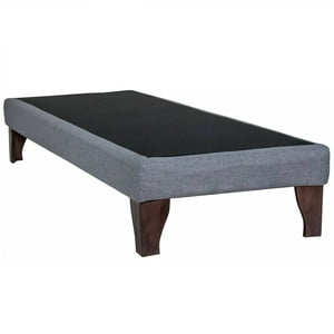 Bloccare - Base De Cama 1 Plaza Largo 200 Cm - Con Patas De Madera 19.5 Cm