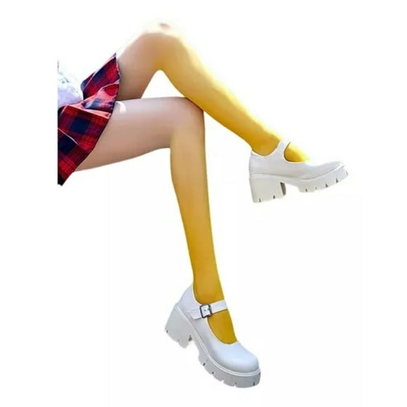 Panty Semi Transparentes Con Degradado Para Mujer - Kawai - Amarillo