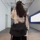 thumbnail image 2 of Vintage Canvas Crossbody Bag, Large Capacity Messenger Bag, Simple Student Shoulder Bag, 2 of 4